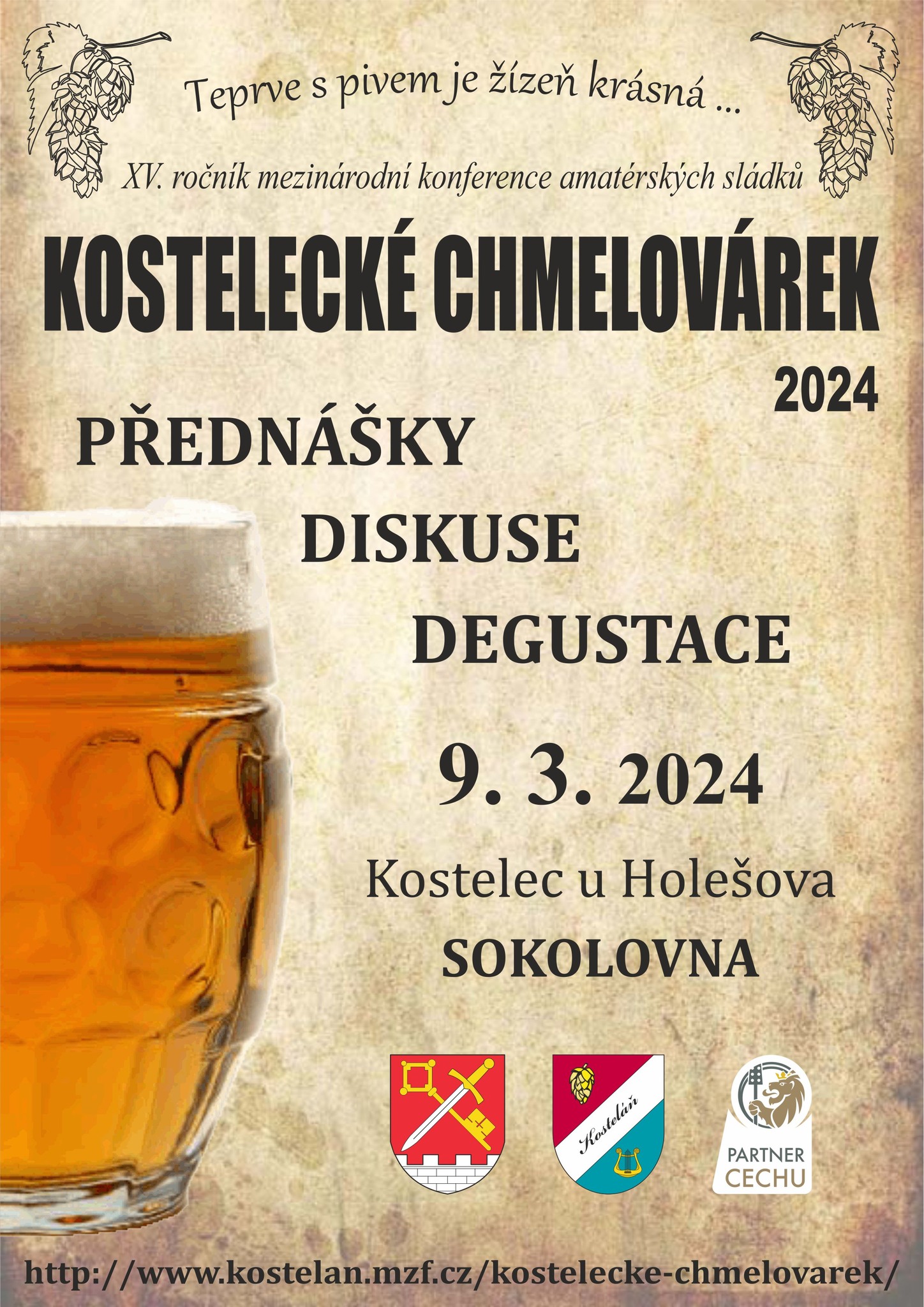 KOSTELECKÉ CHMELOVÁREK 2024 a sleva 10% na přivezené objednávky